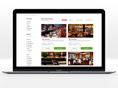 Book A Table ecommerce interaction ios landing page product shop ui ux website
