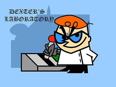 Dexter Laboratory cartoon character graphic illustrator network