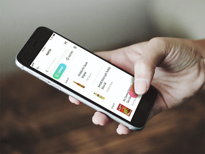 Grocery App app clean design groceries ios
