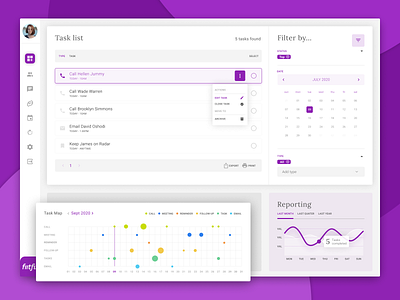 CMS Tash Dashboard app design ui web