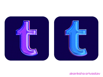tumblr logo app branding design logo