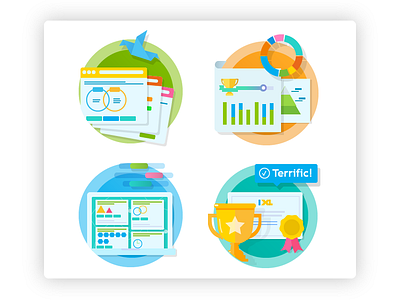 Icons for IXL website