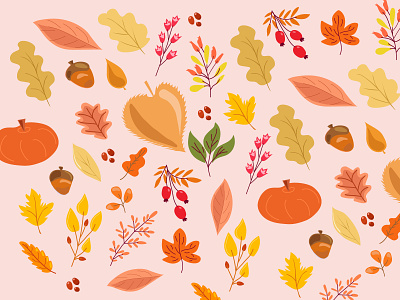 Autumn vibes 2d adobe illustrator autumn flat illustration vibes