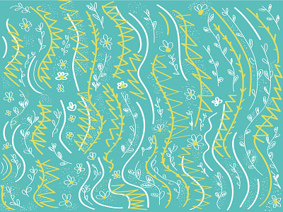 Pattern spring adobe illustrator green illustration pattern spring vector