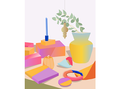 Stillherestilllife_challenge 2d adobe illustrator challenge illustration vector