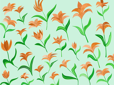 Liliac 2d adobe illustrator flowers illustration vector