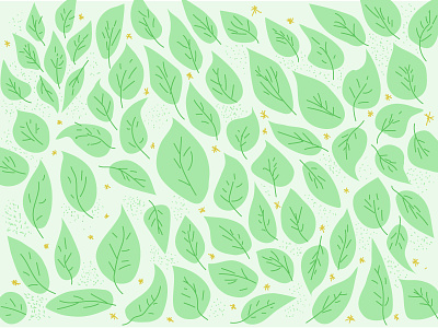 green 2d adobe illustrator design flowers illustration vector