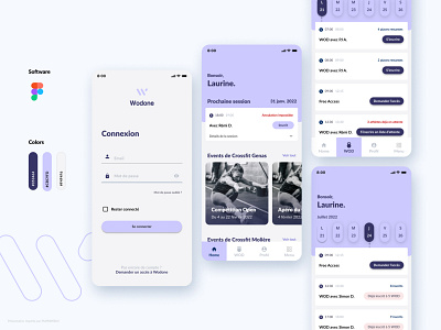 Wodone for athlete app branding design graphic design minimal sport ui ui design ux wodone