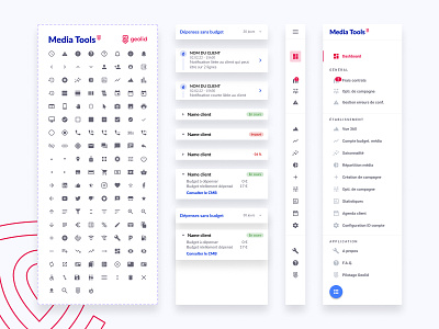 Design System - Intern software branding design design system graphic design icons intern software ui kit