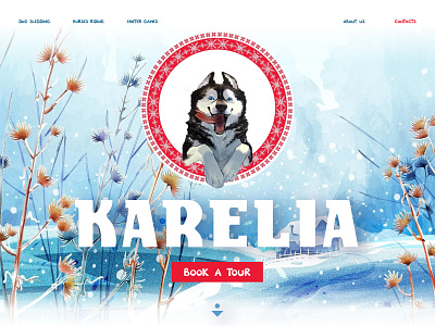 Husky Tour to Karelia promo page