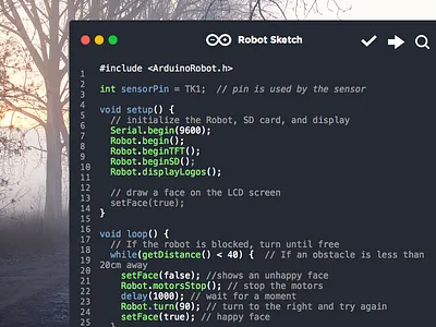 Arduino IDE Redesign app arduino code color design flat ide mac nature programming software yosemite
