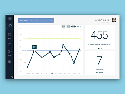 Credit Score Dashboard