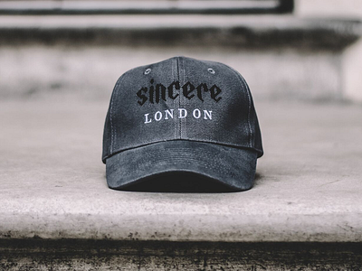 Sincere London Rough Cap 2d baseball branding caps design fashion hats