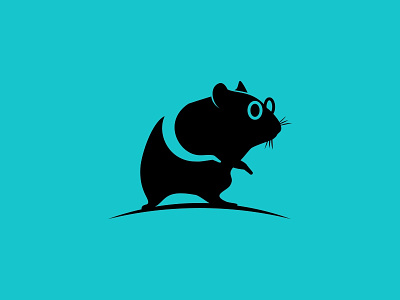 Hamster Health animal character hamster illustration logo mascot negative space