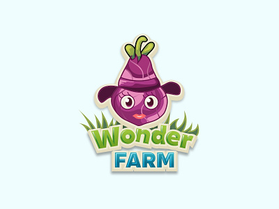 Wonderfarm illustration logo