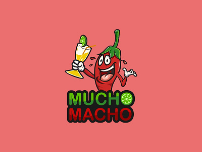 Mucho Macho brand branding character illustration logo mascot