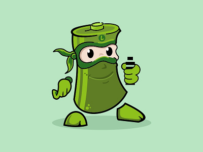 Labatteria character illustration mascot
