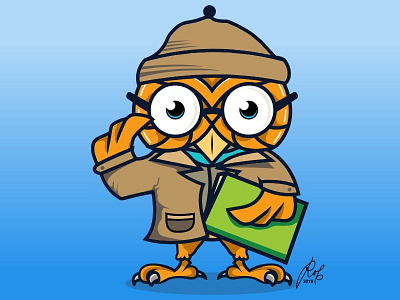 Owl 03 animal art brand branding character clean creative design draw drawing pen illustration logo mascot playful professional vector