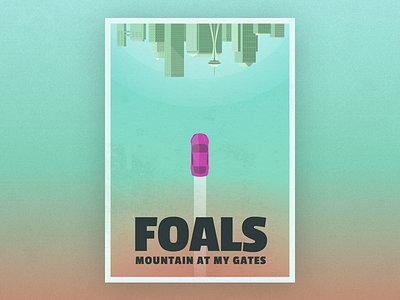 Mountain at My Gates foals illustration music poster
