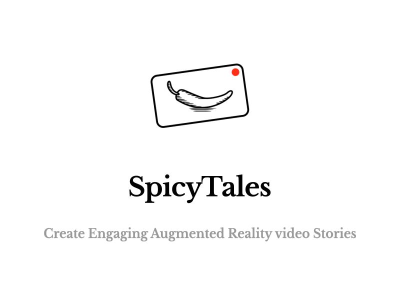 SpicyTales: Augmented Reality Video Stories animation ar augmented reality design flat illustration serif vector
