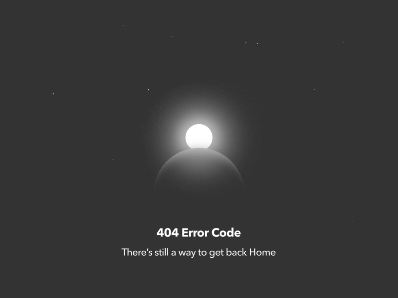 404 Error Code 404 animation error gif illustration space