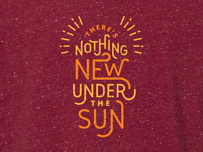 Under the Sun apparel logo shirt typography