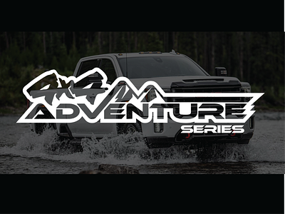 4x4 Adventure Series 4x4 brand branding chevrolet font graphics logo truck type typography