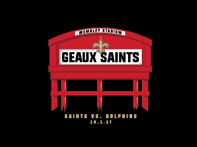 Geaux Saints- London Games football london new orleans saints