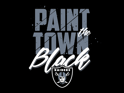 Oakland Raiders  Color Rush – Blackout by Evan Nixon on Dribbble