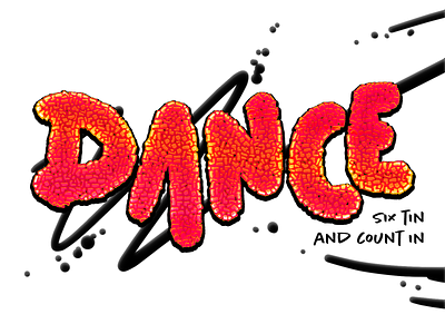 Playlist "album cover"; Dance! album art cover art drawn hand drawn music spotify