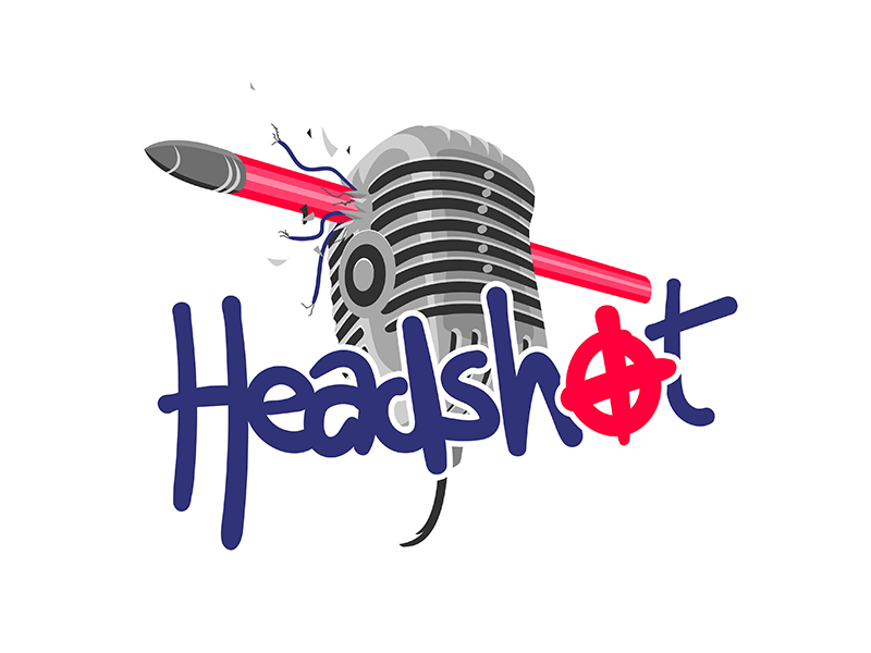 Headshot podcast logo colour gaming headshot logo mic microphone podcast shirt shirts vector