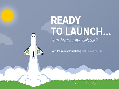 Ready to launch? brand dentist design launch marketing new space website