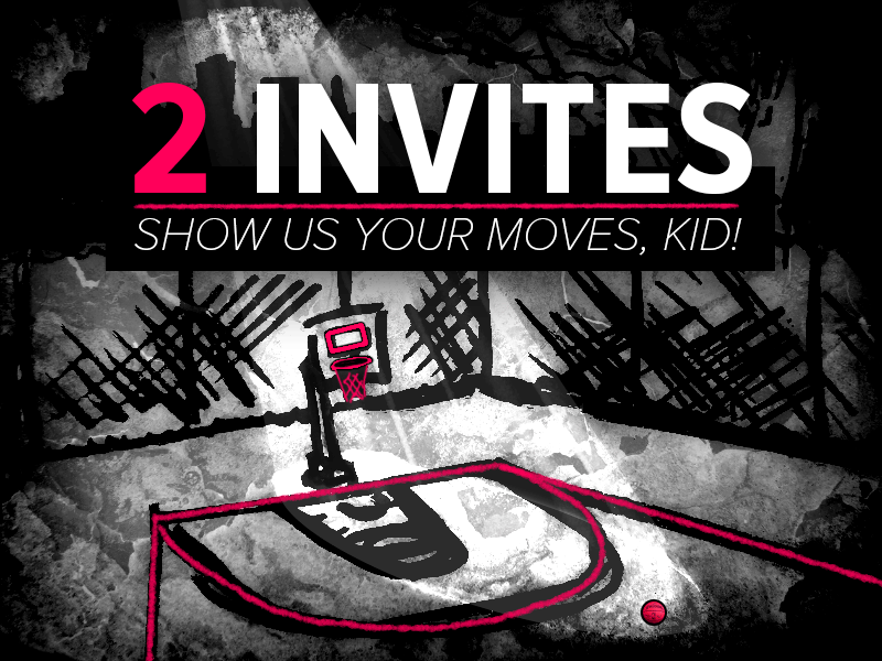 2 Dribbble invites ready to pick up! gif invites invite dribbble