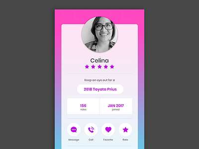 Daily UI Challenge 006 User Profile