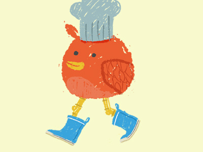 Chef Bird bird chef illustration kid tretorn