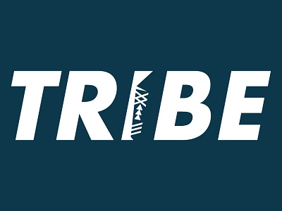 Tribe Facebook Group Logo futura logo typography