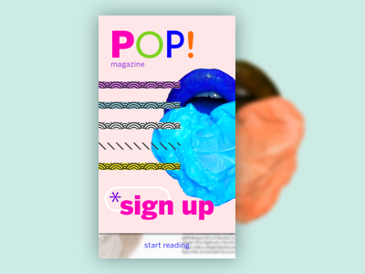 Daily UI #001 app daily ui daily ui challenge daily ui challenge 001 day one ios magazine sign up