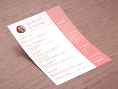Updated Resume coral personal personal branding resume updated work experience