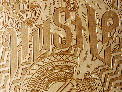 Le Shape x Lighton (Skateboard) illustration skateboard typography wood