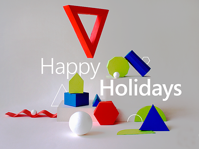 Happy Holidays! by Microsoft Visio