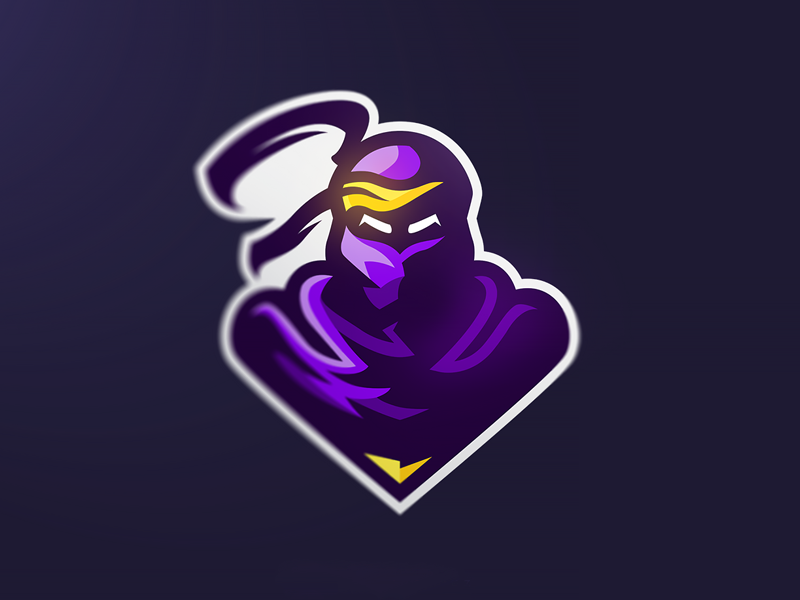 Ninja Mascot by Ričardas on Dribbble