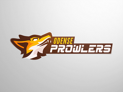 Odense Prowlers. esports fox gaming logo mascot sports