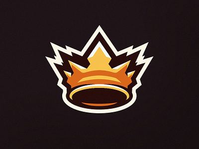 Crown mascot logo branding crown esports illustration logo mascot sports