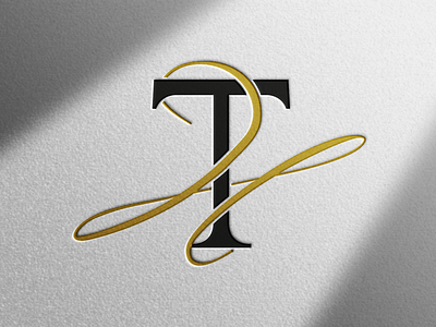 Logo HT brand branding feminine logo logo logo design logotype minimal mockup typography visual id
