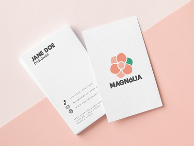 Magnolia business card