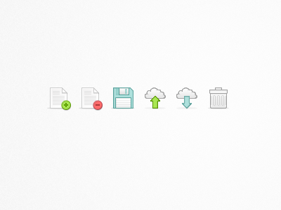 Cloud icons