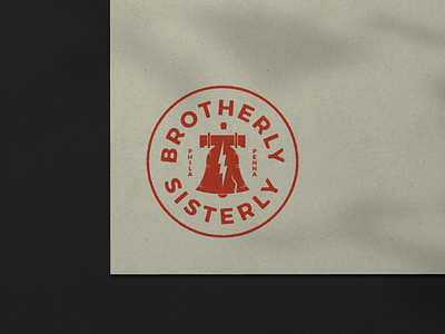 Brotherly + Sisterly branding design graphic design illustration logo philadelphia typography vector