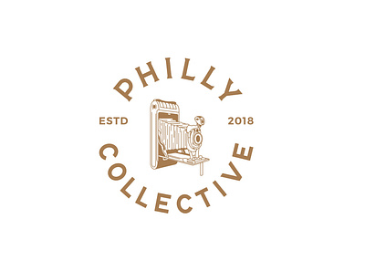 Philly Collective Seal branding design illustration logo typography vector