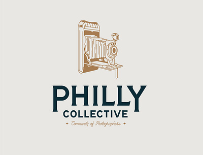 Philly Collective branding design illustration logo typography vector