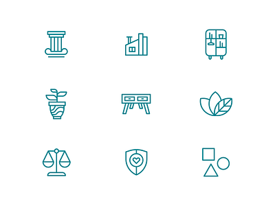 Iconography for Furniture Discovery Website